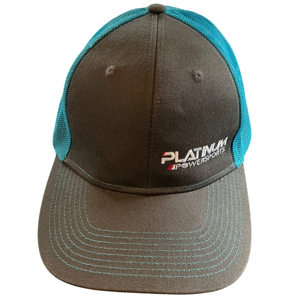 Platinum Powersports Trucker Hat Port Authority‎ Cap Mesh Back Adjustable - Picture 1 of 7
